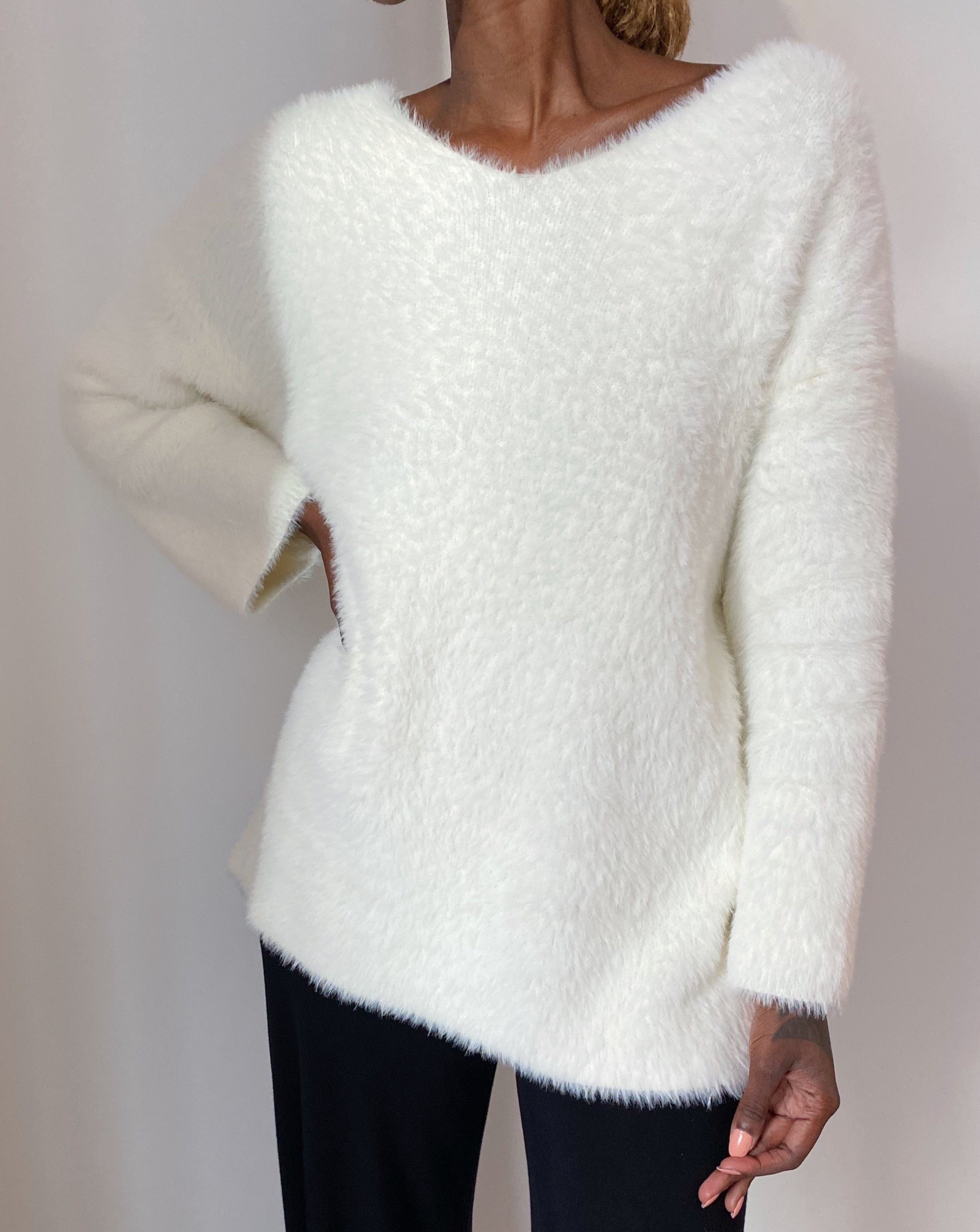 Cozy fleece sweater