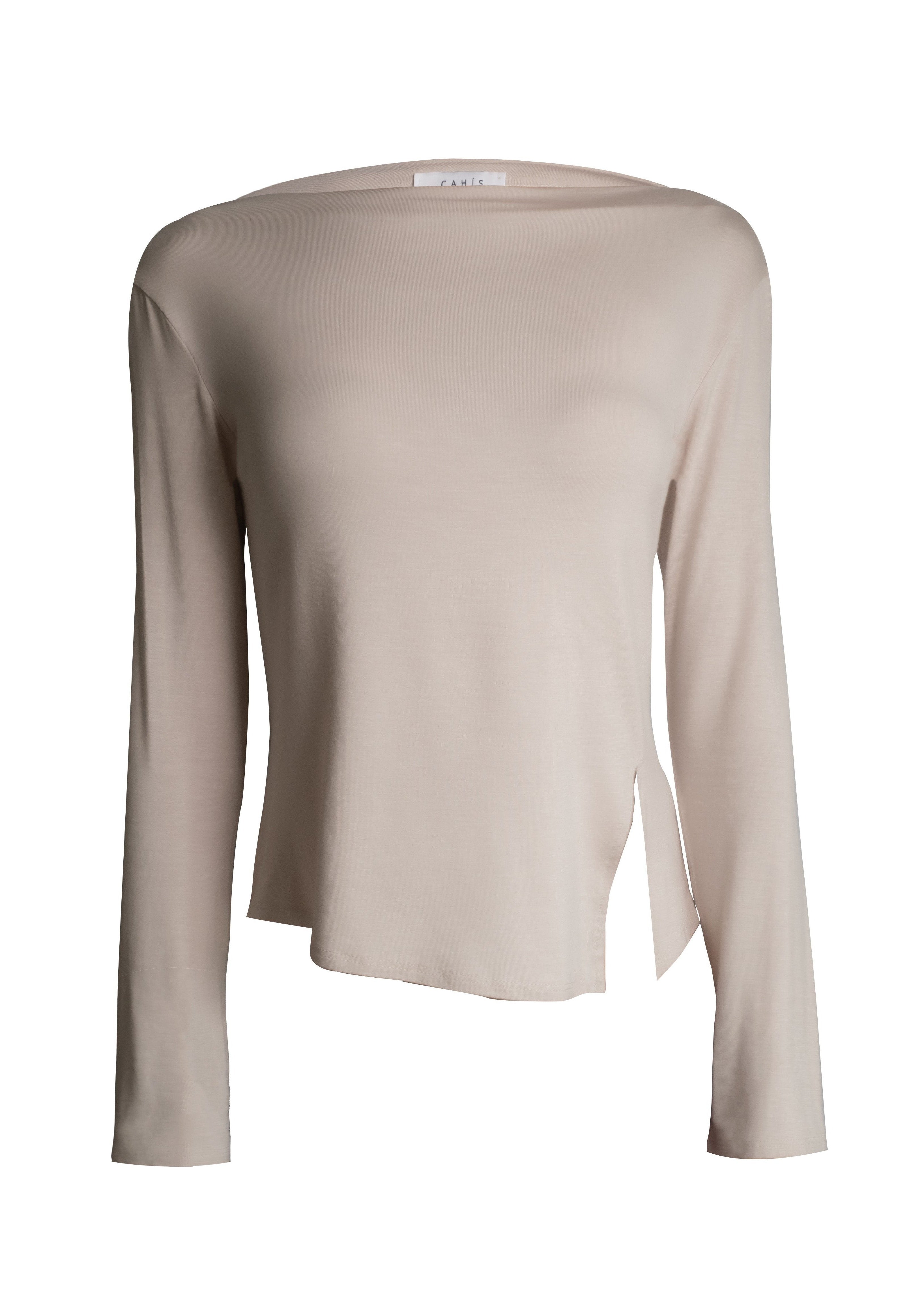 Bamboo slit boat neck - Dusk