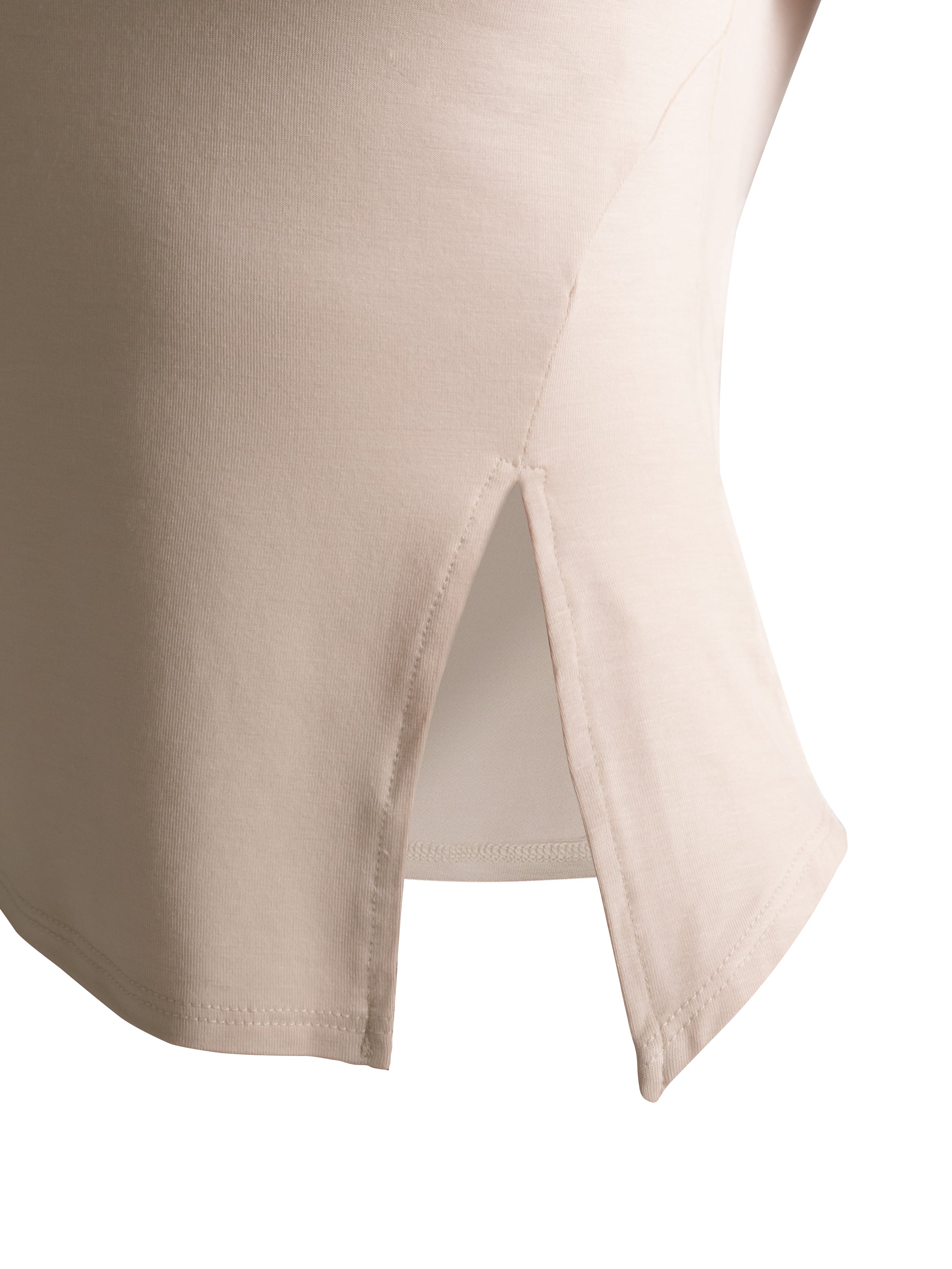 Bamboo slit boat neck - Dusk