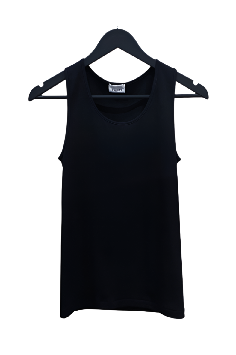 Seamless Cotton Fleece Tank Top