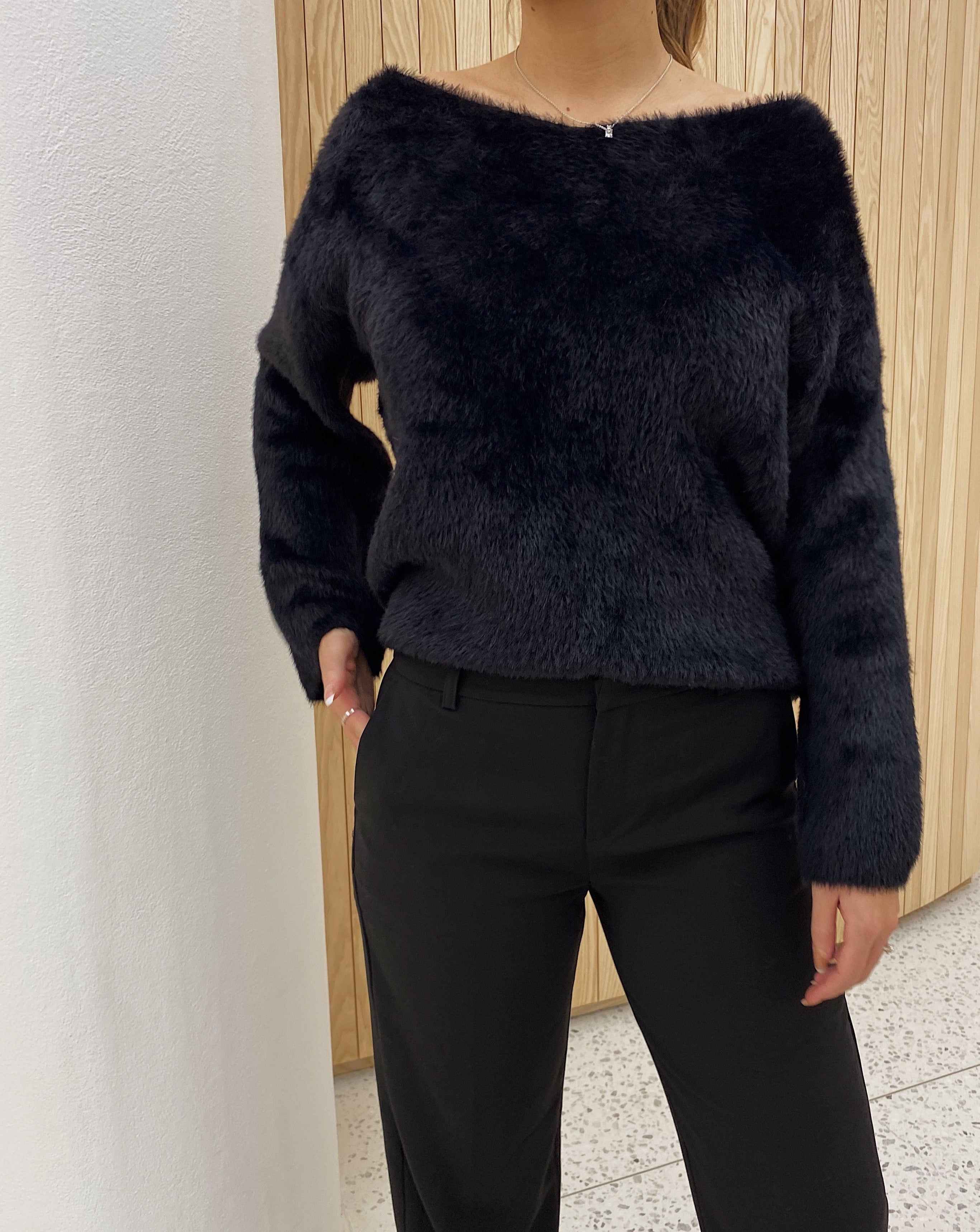 Cozy fleece sweater