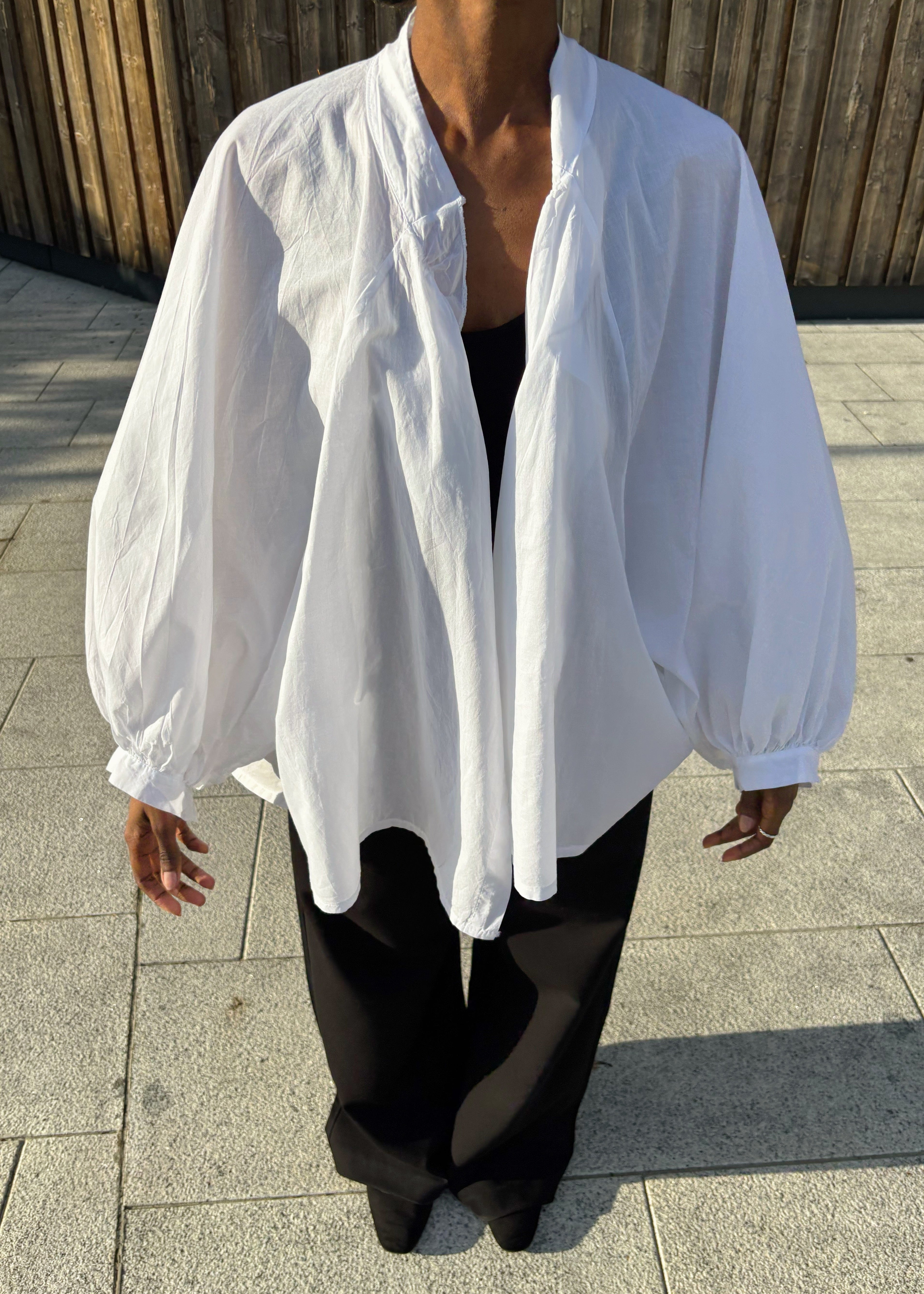 Airy Poplin Cloud Shirt