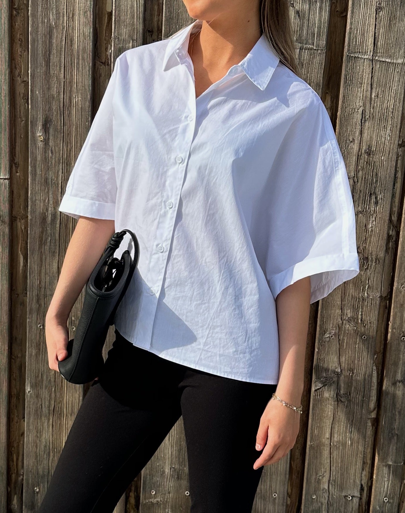 Airy Poplin T-Shirt