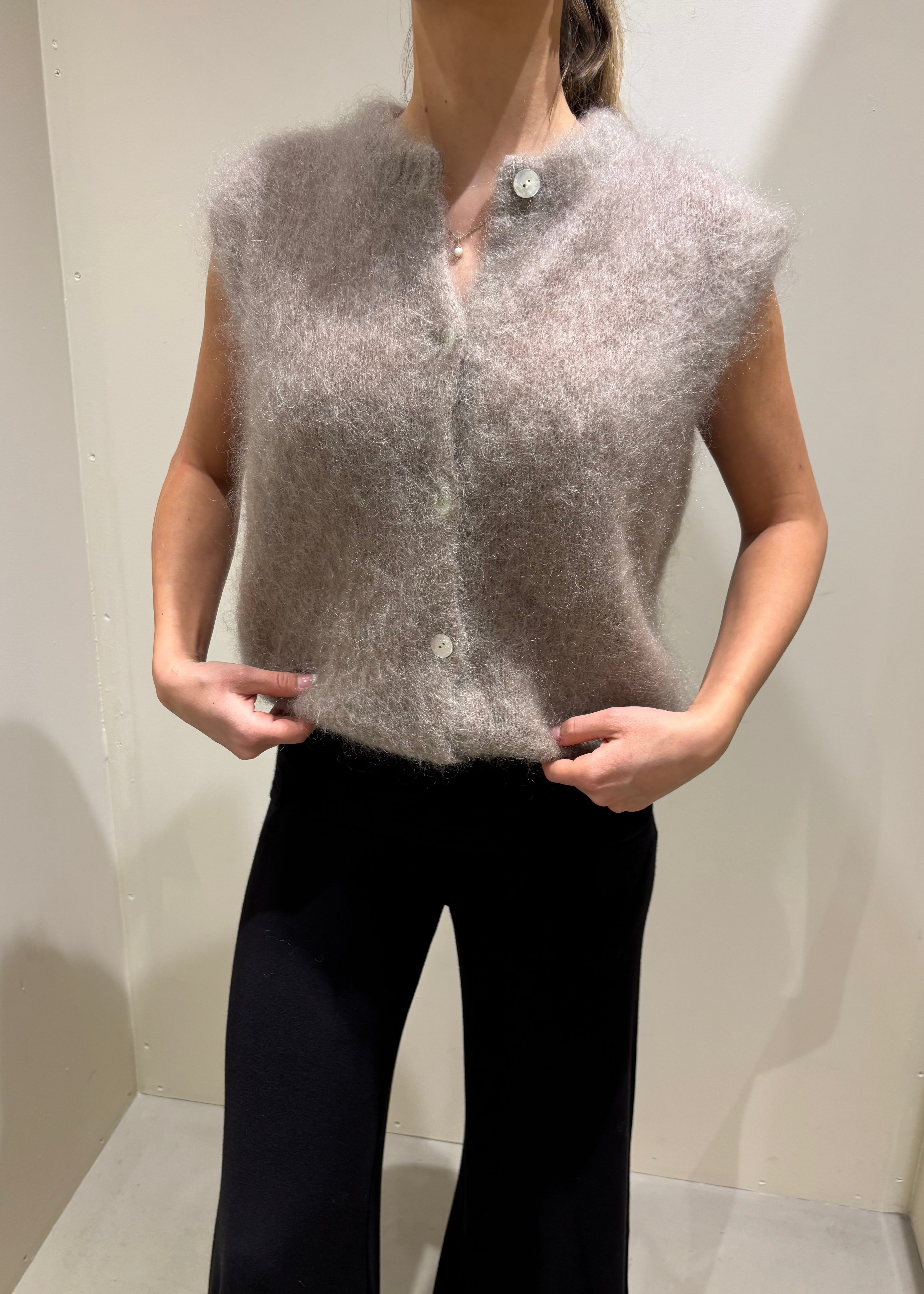 Plush Mohair Vest