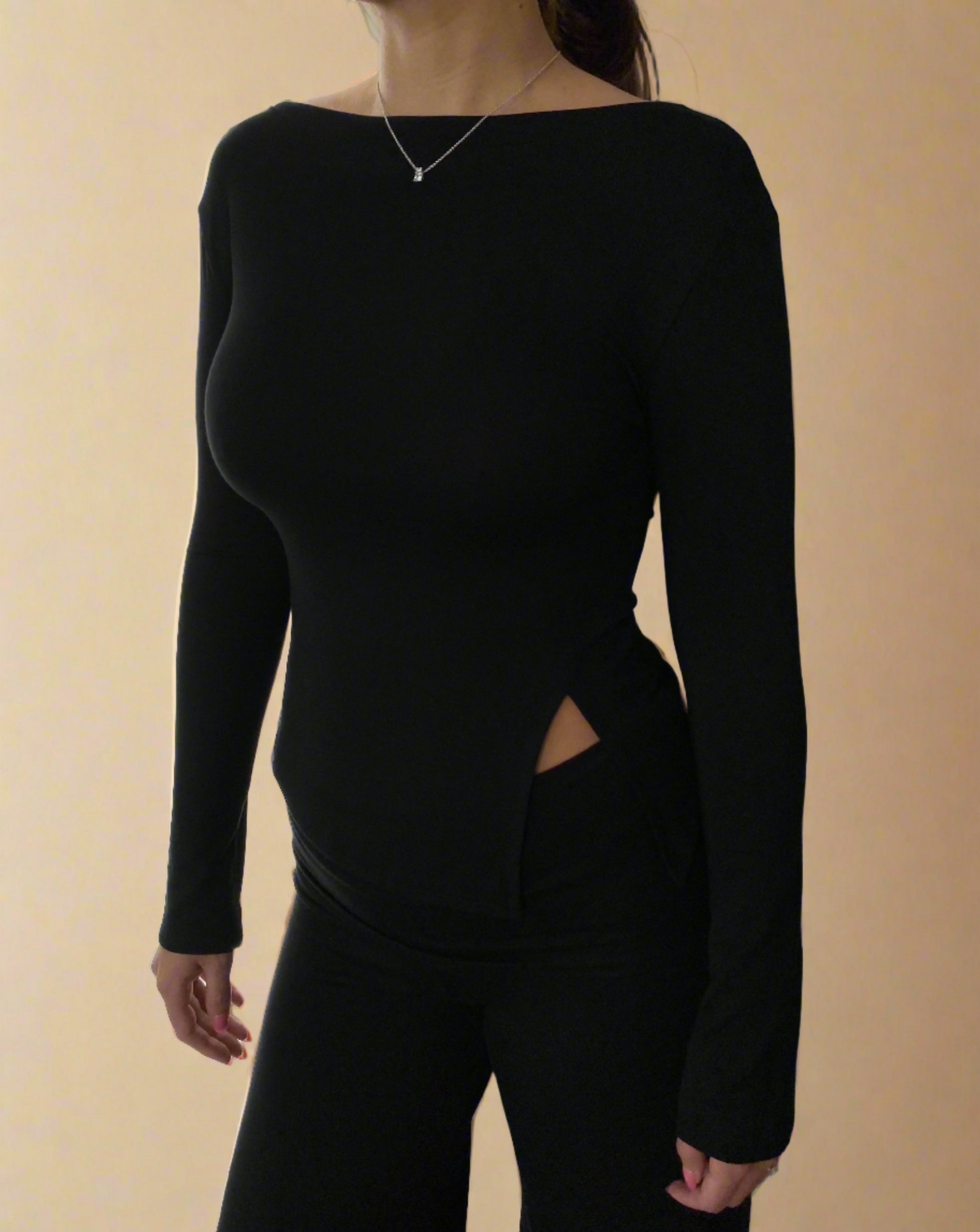Bamboo slit - Black