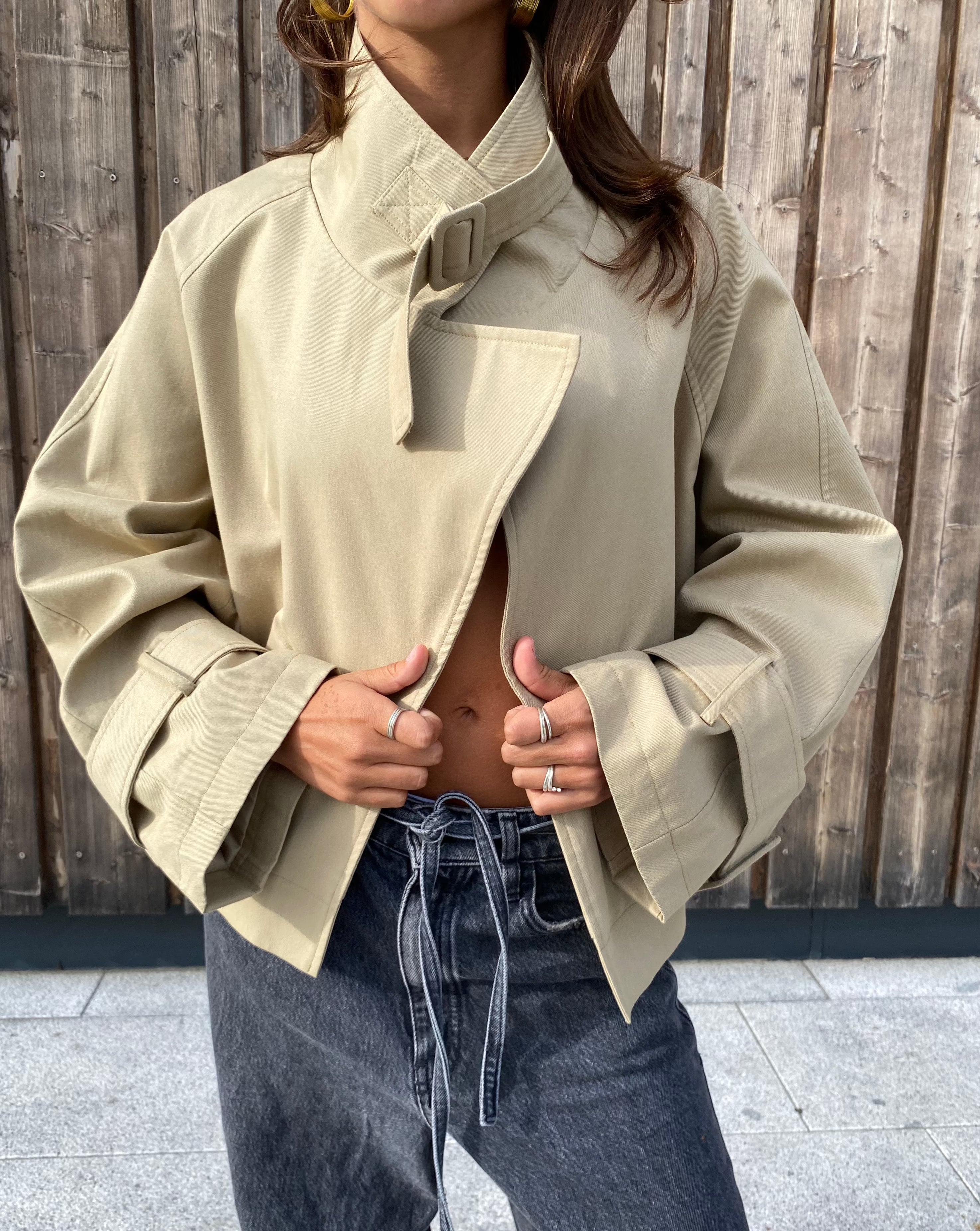 Cotton cropped trench