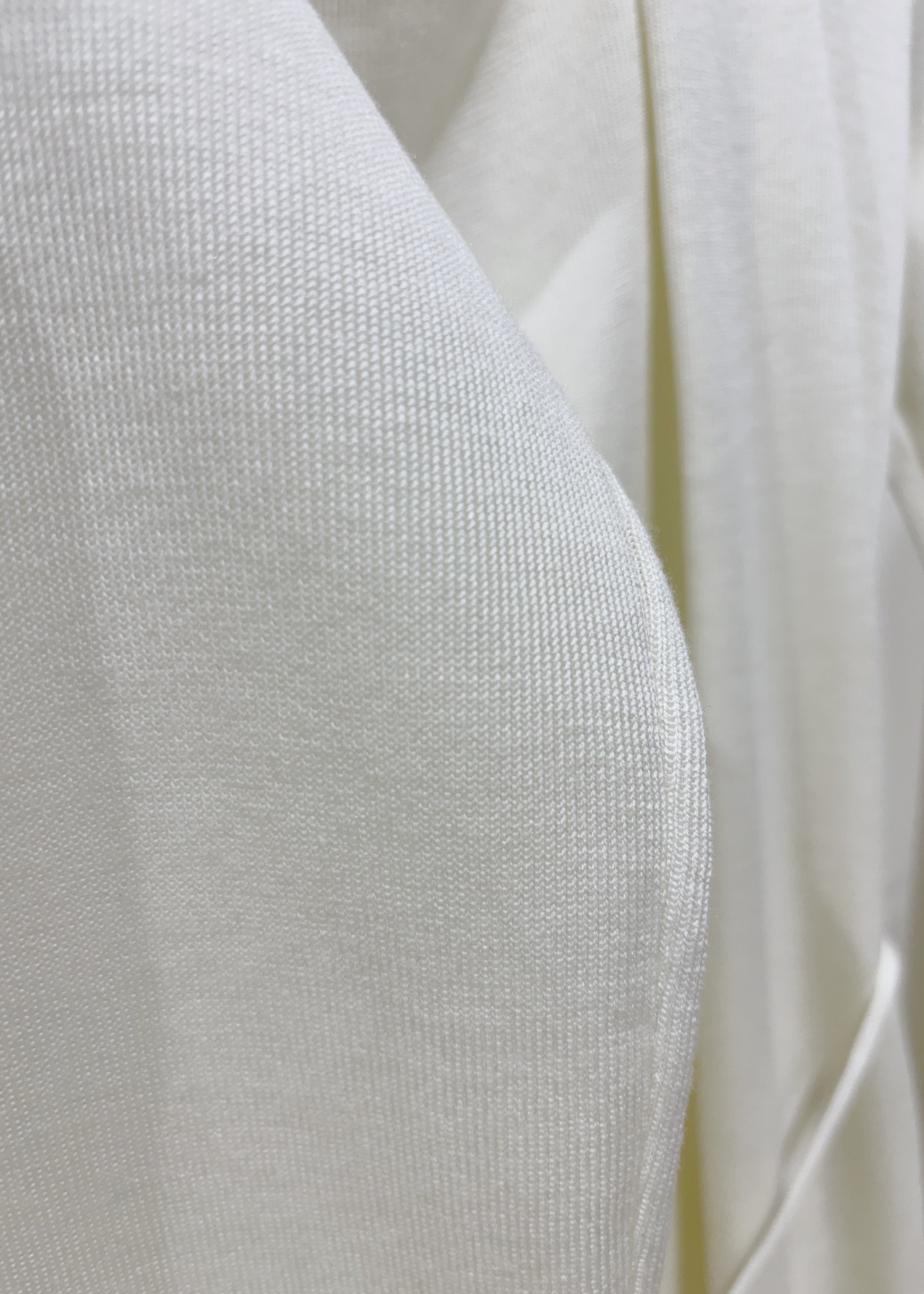 Close-up of a white fabric texture
