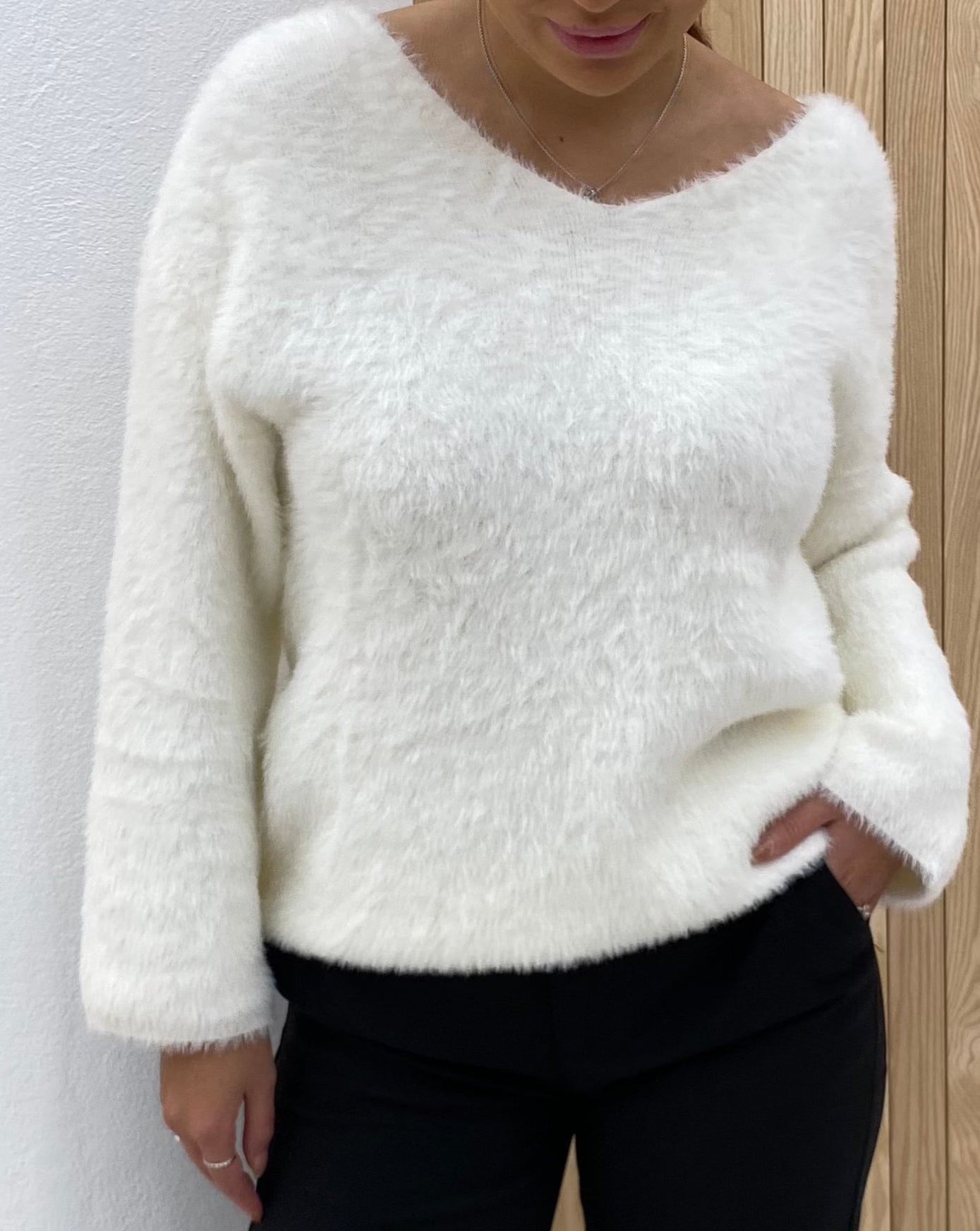 Cozy fleece sweater