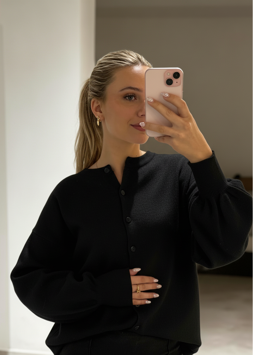 Harmony Puffsleeve Cardigan