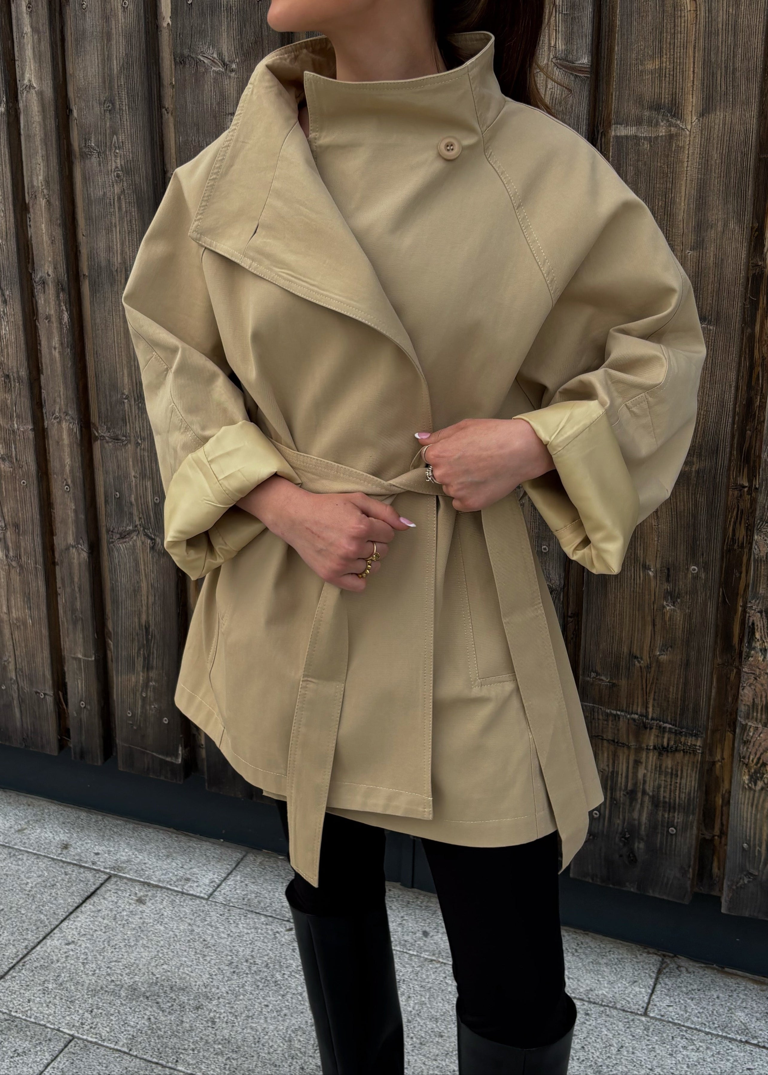 Kairo Cotton Wrap Coat