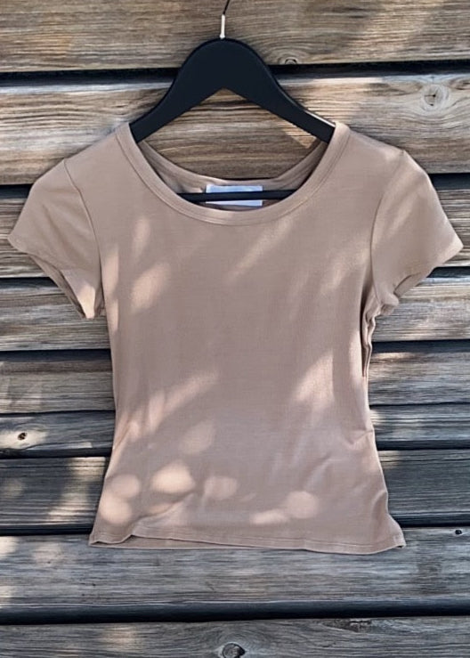 Bamboo crew neck tee