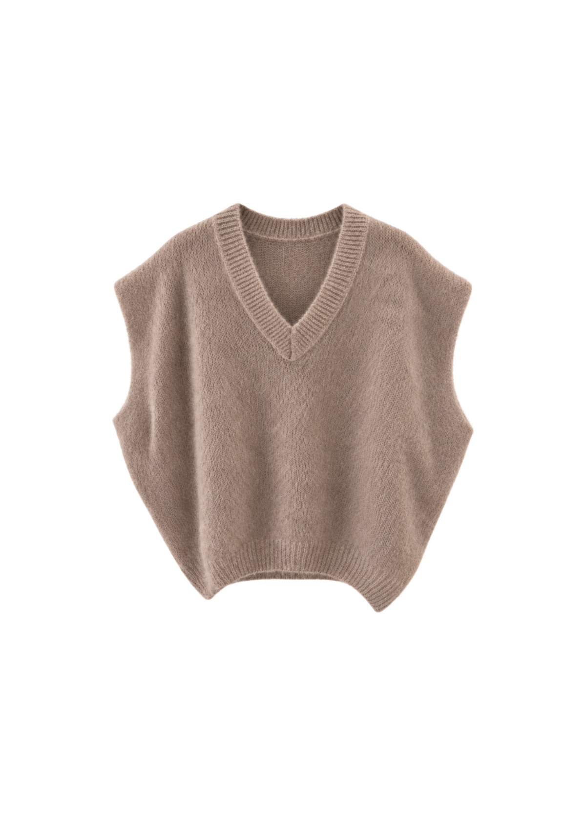 Plush Mohair Sleeveless Knit