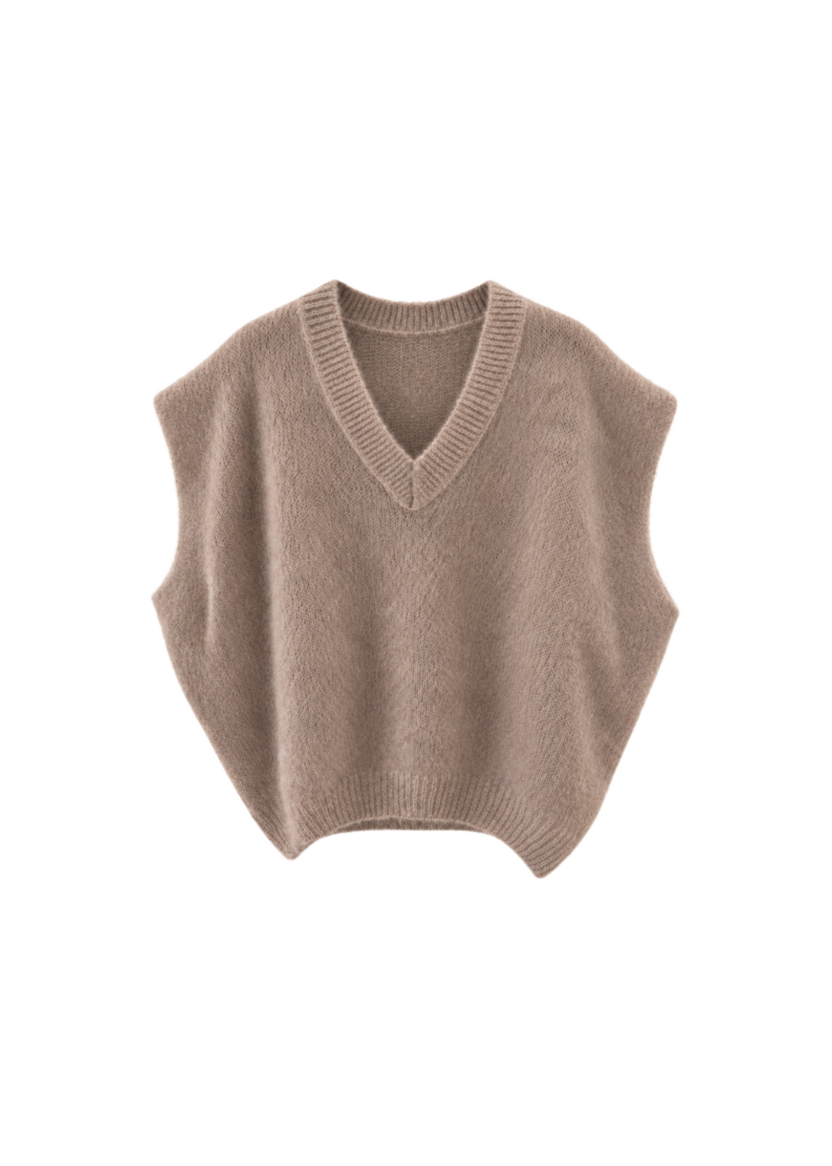 Plush Mohair Sleeveless Knit