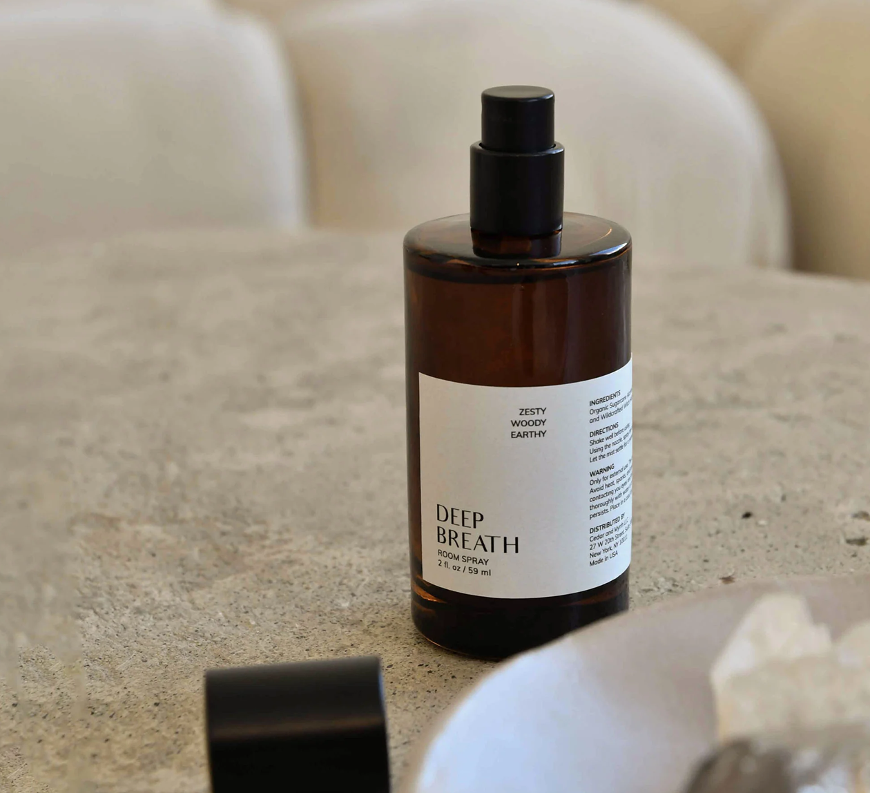 Stress Relief Aroma Spray - Cedar and Myrrh - Deep Breath