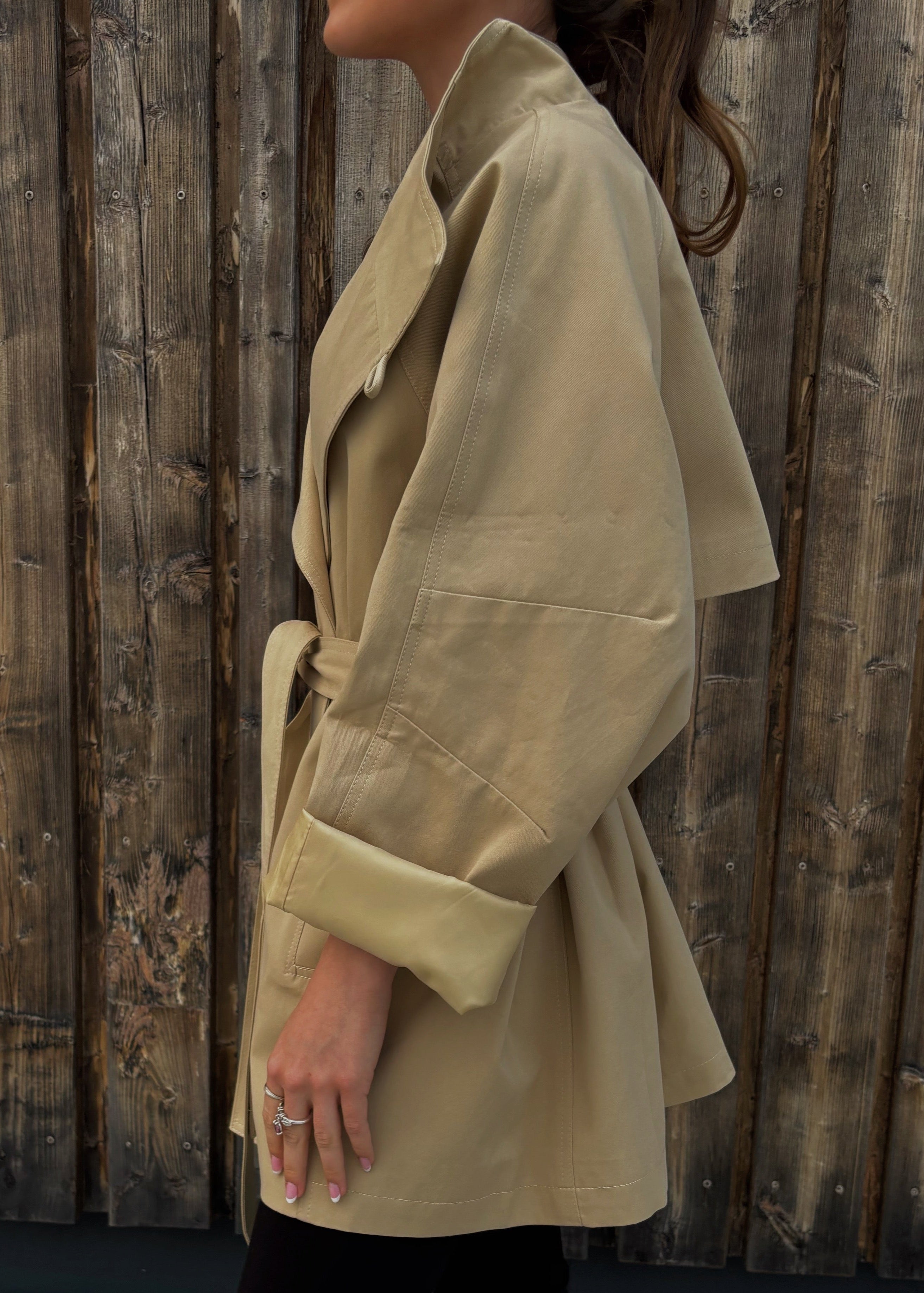 Cotton Wrap Coat