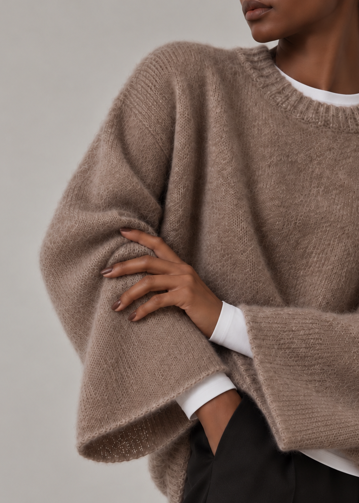 Plush Mohair Sleeveless Knit