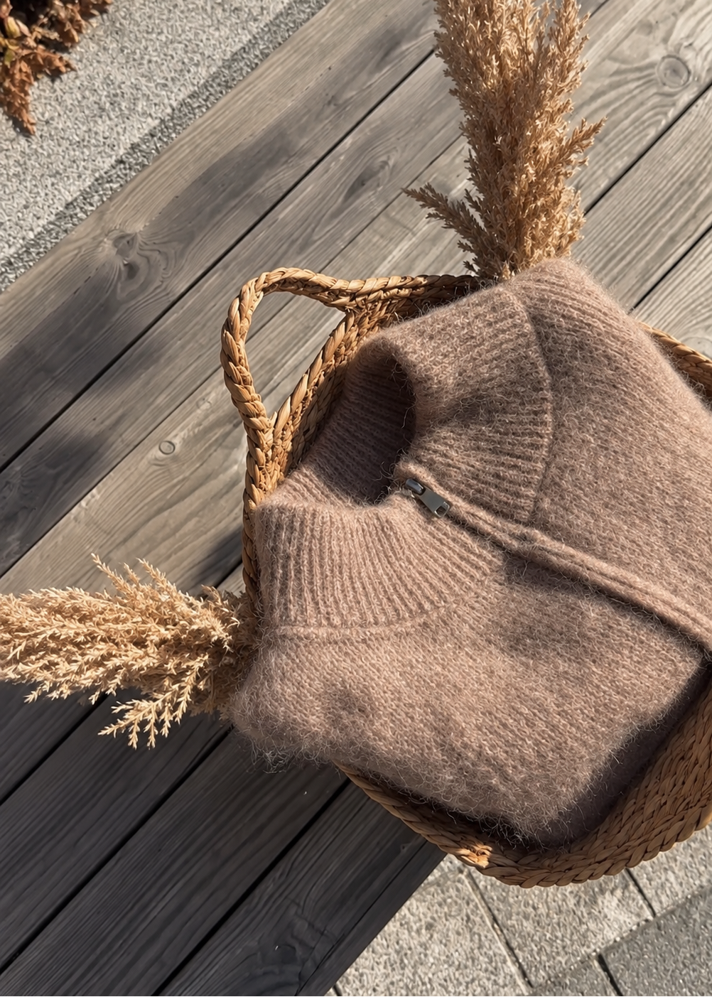 Plush Mohair Knit Jacket