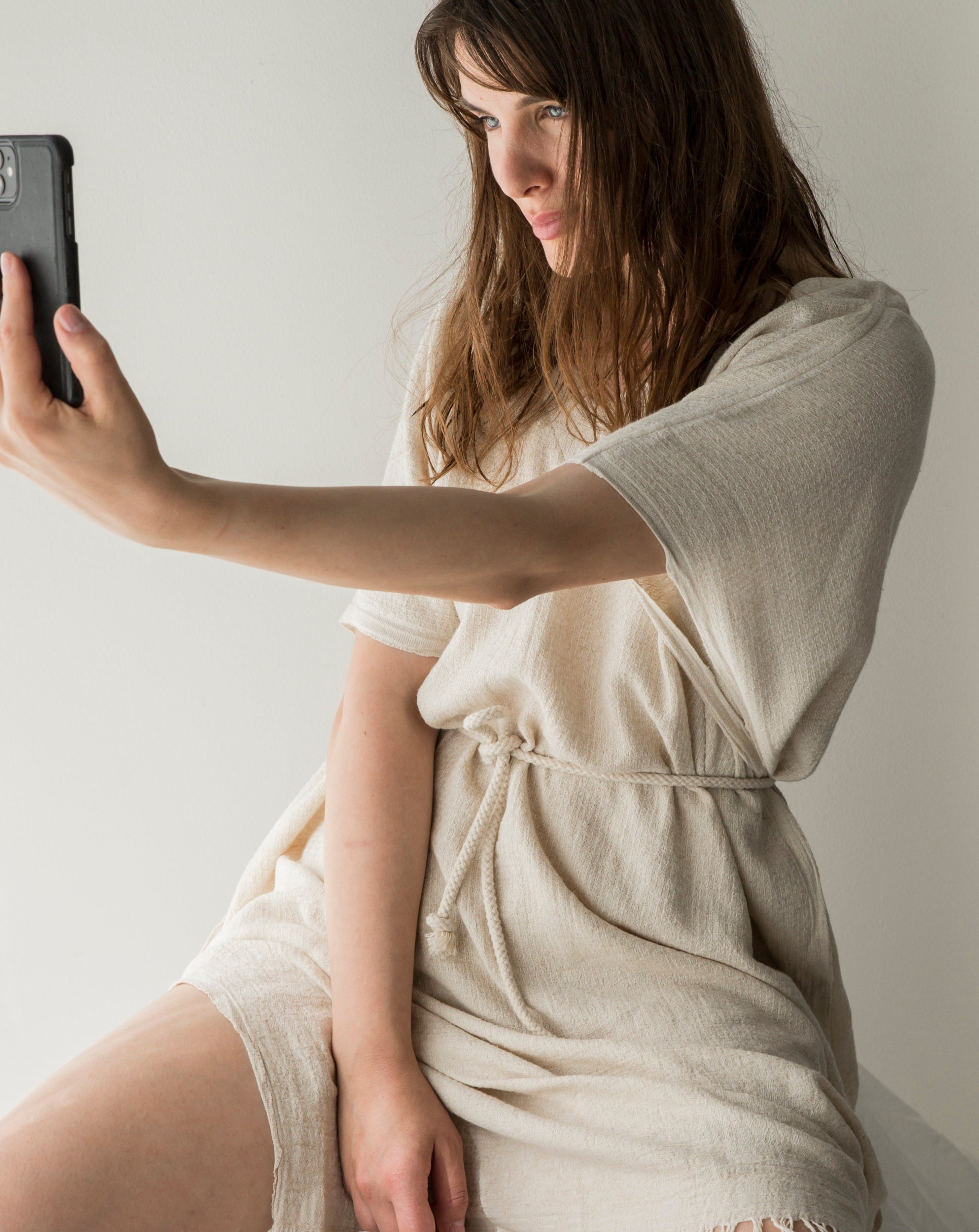 Bahia kaftan - Sandshell