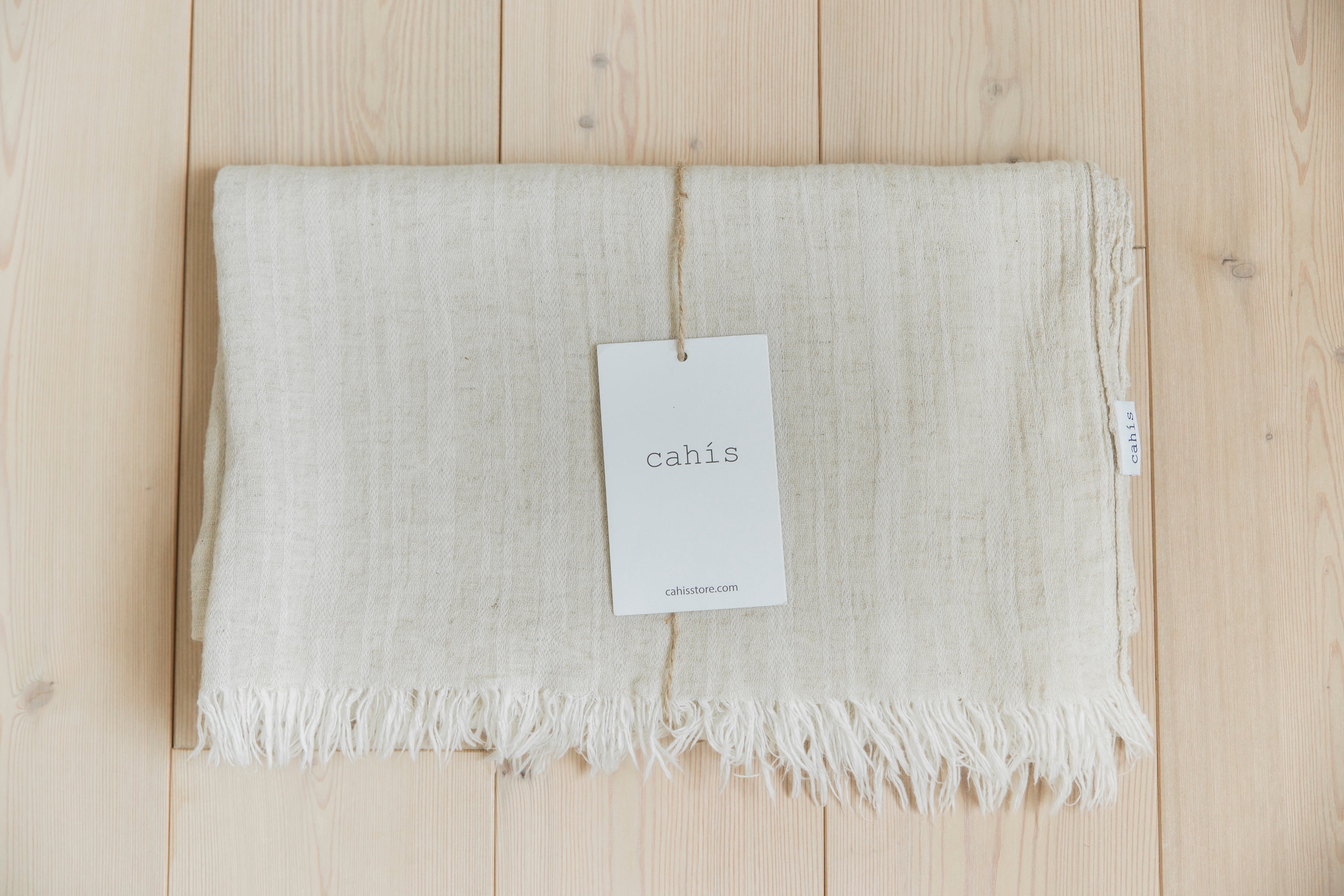 Niri linen cotton towel - sand