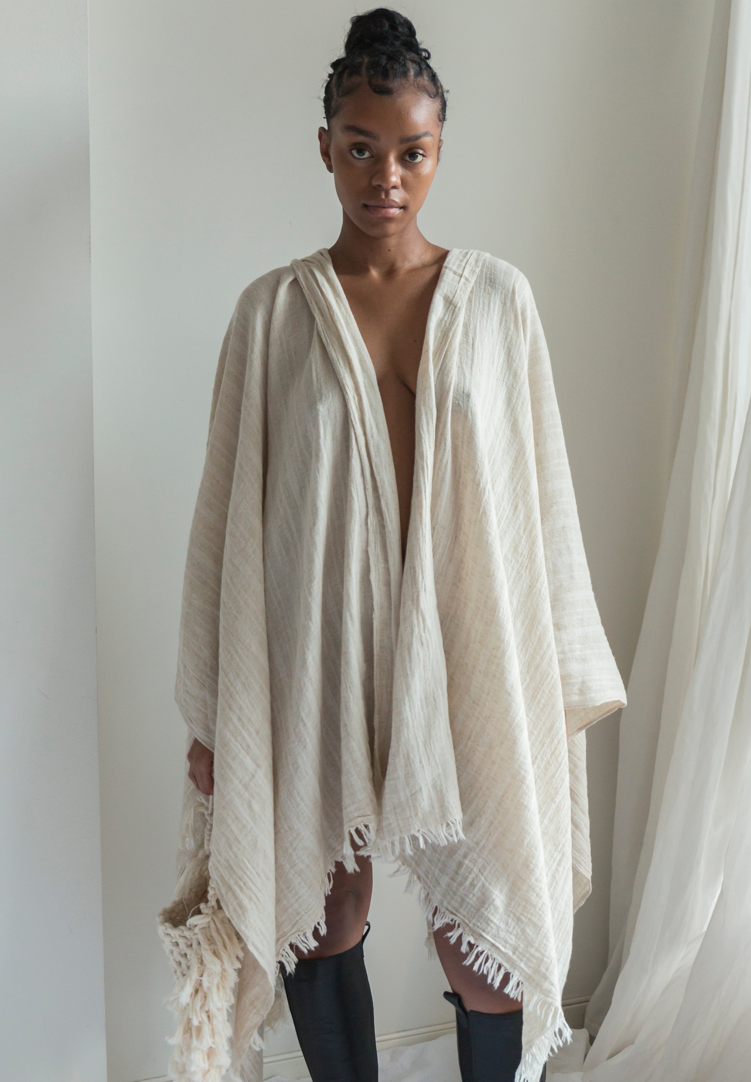 Niri linen cotton towel - sand