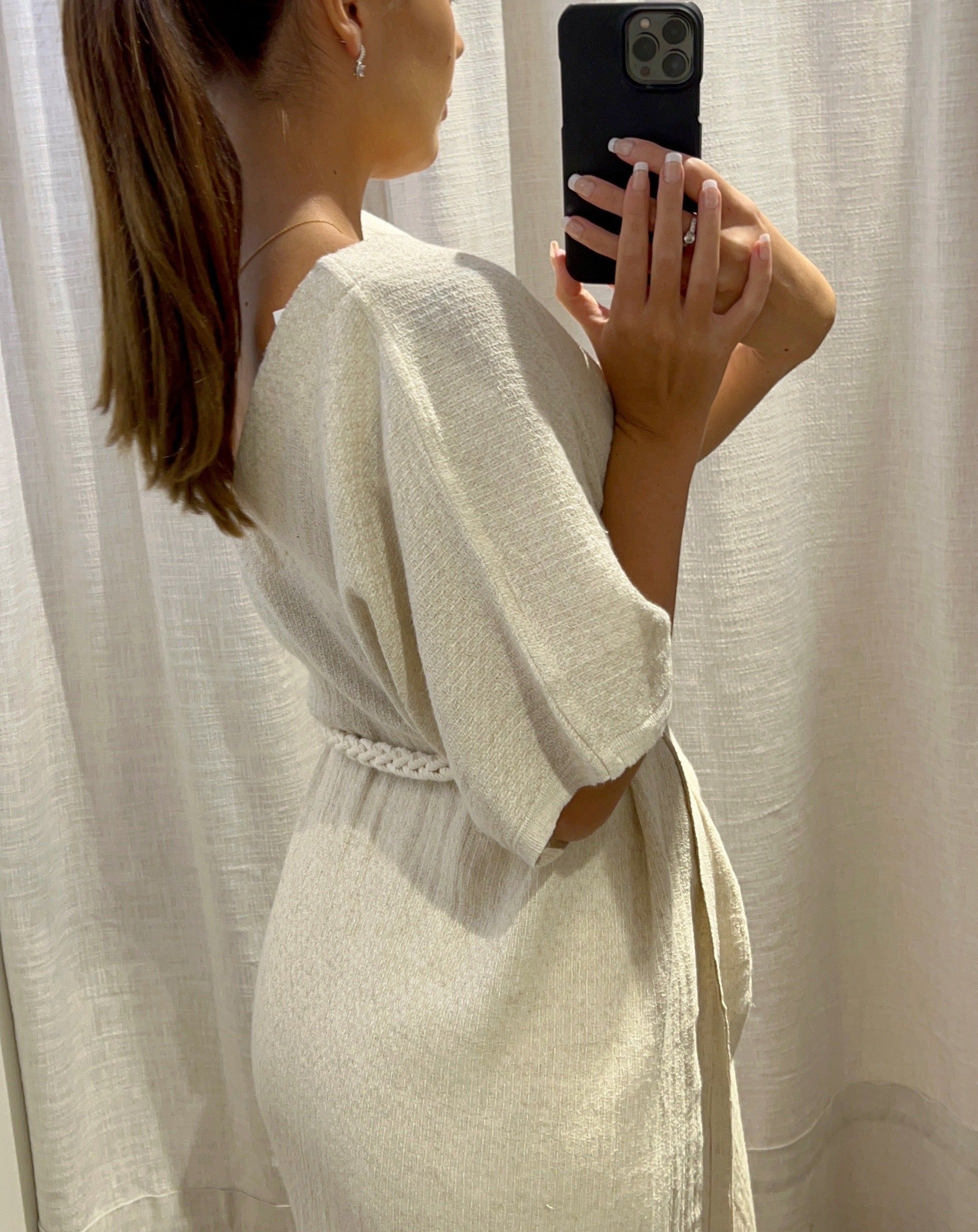 Bahia kaftan - Sandshell