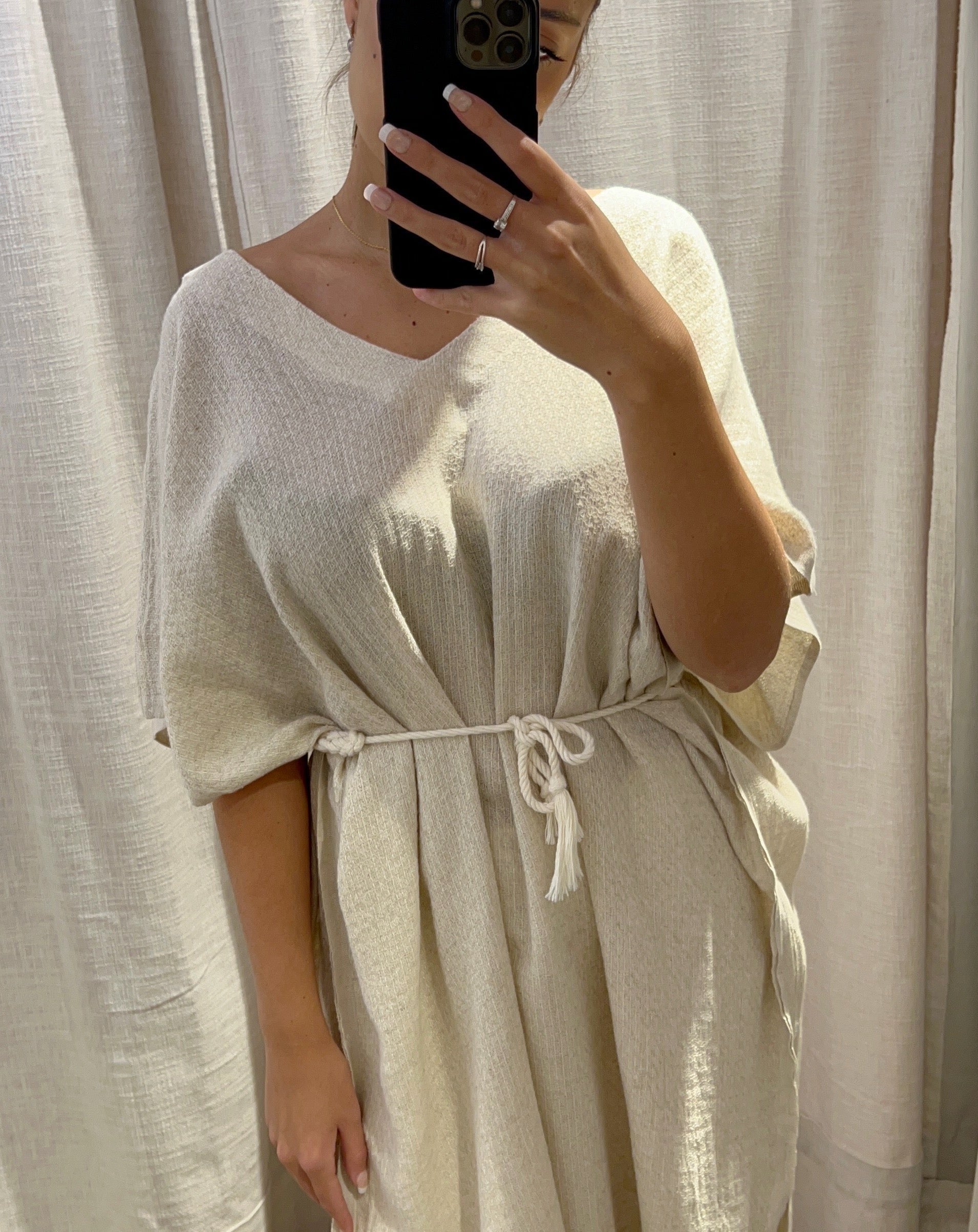 Bahia kaftan - Sandshell