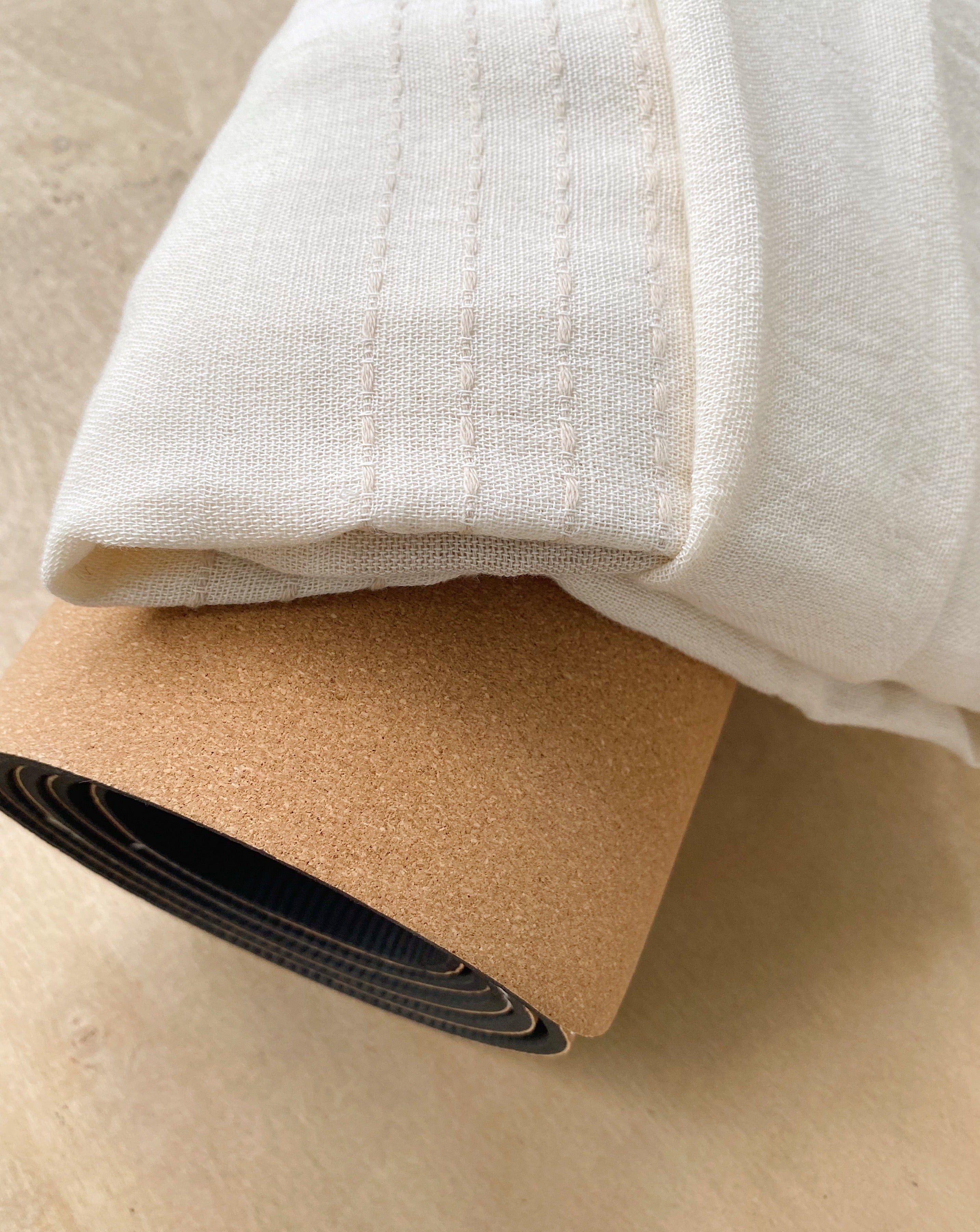 Aira fouta towel- Ivory Stripe