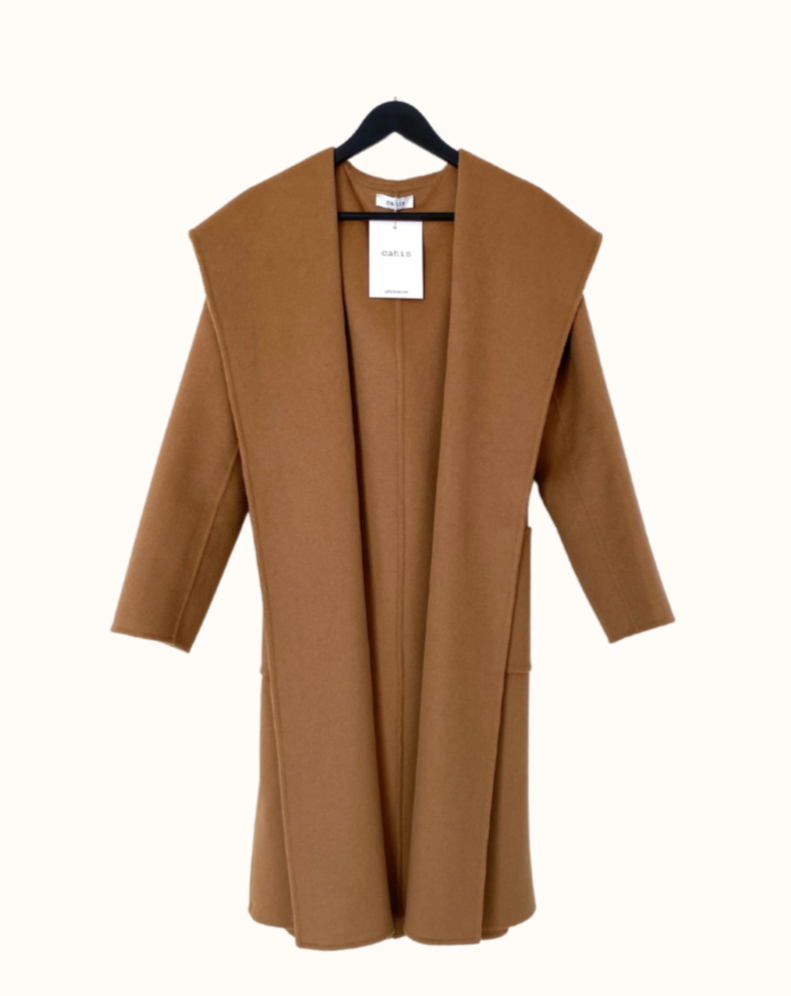 Alixi belted wool - Camel