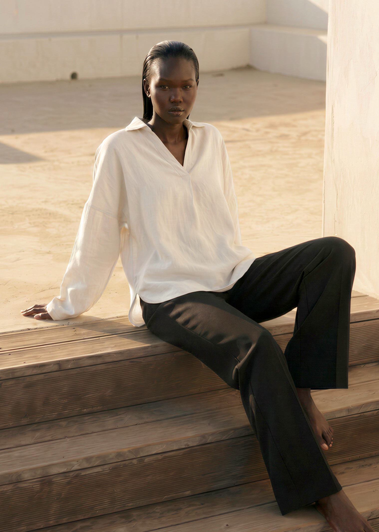 Breeze Linen Polo Shirt