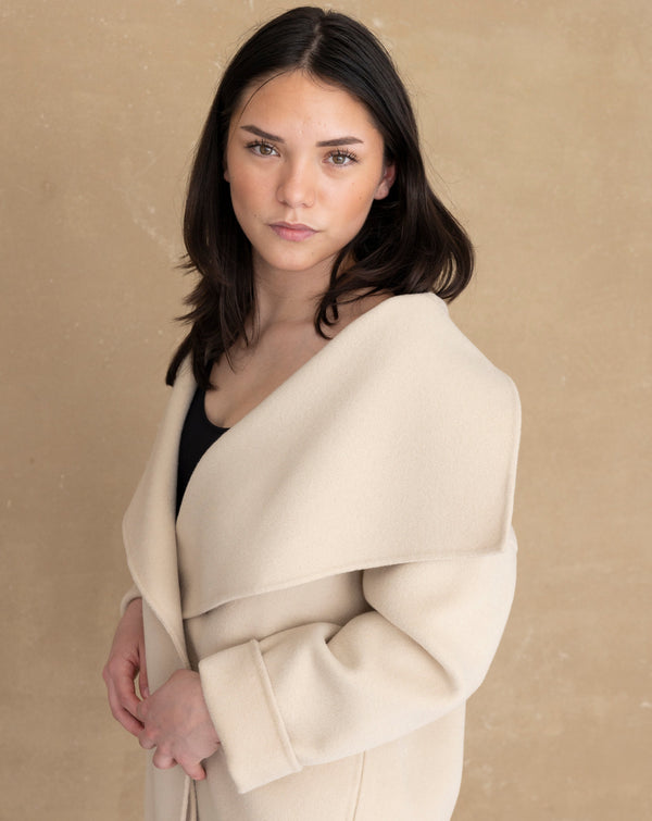 Bix wrap jacket - Ivory (Back in stock October)
