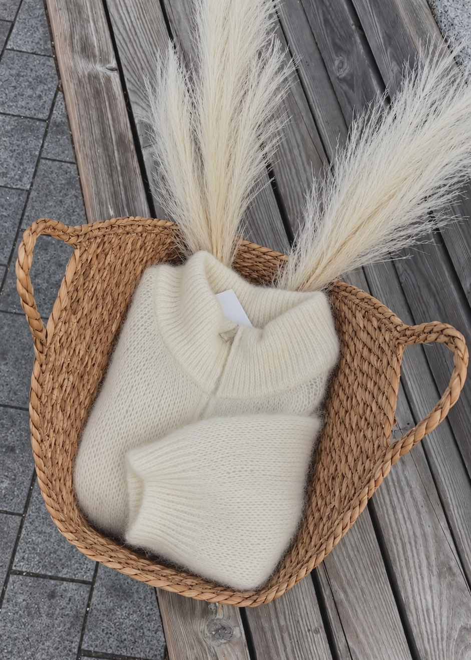 Plush Mohair Knit Jacket