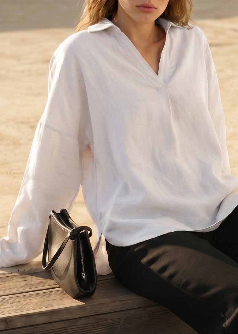Breeze Linen Polo Shirt