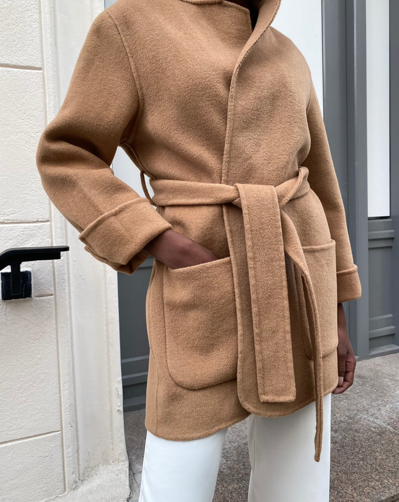 Rue patch pocket jacket - Camel