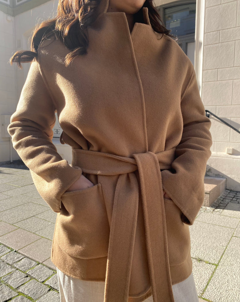 Rue patch pocket jacket - Camel