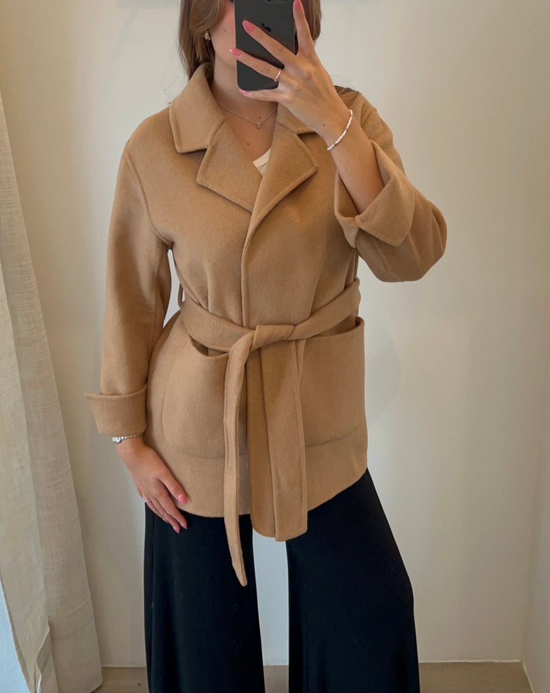 Rue patch pocket jacket - Camel