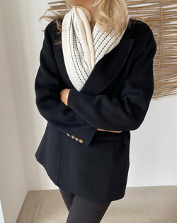Aira fouta towel- Navy Stripe