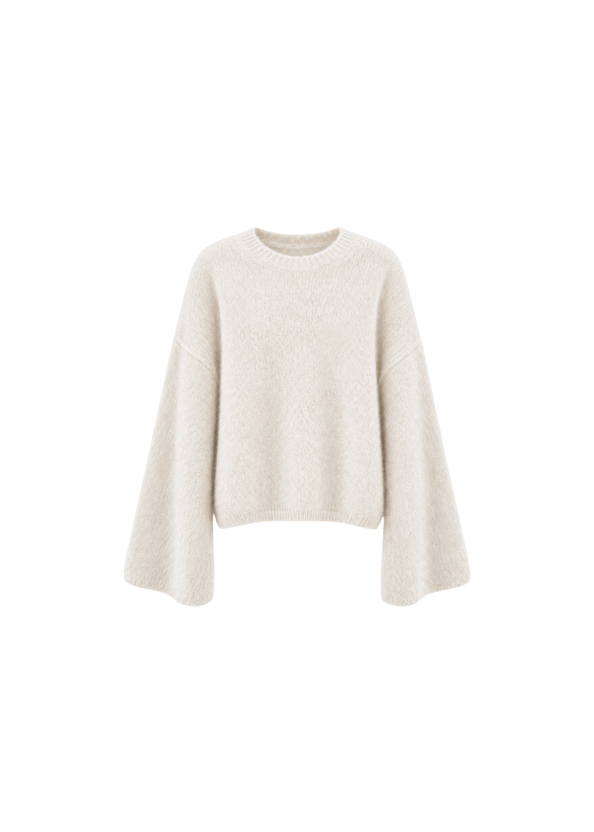 Plush Mohair Bell Sleeve Sweater