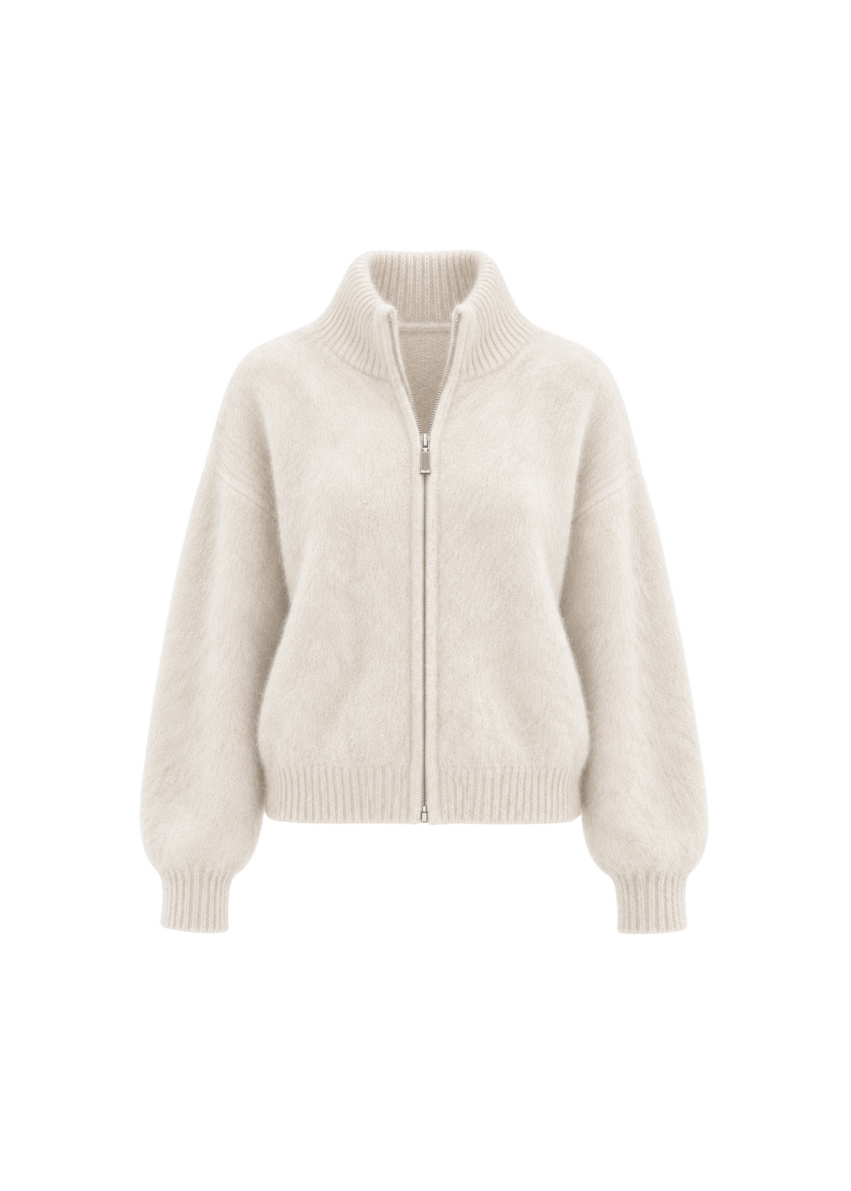 Plush Mohair Knit Jacket
