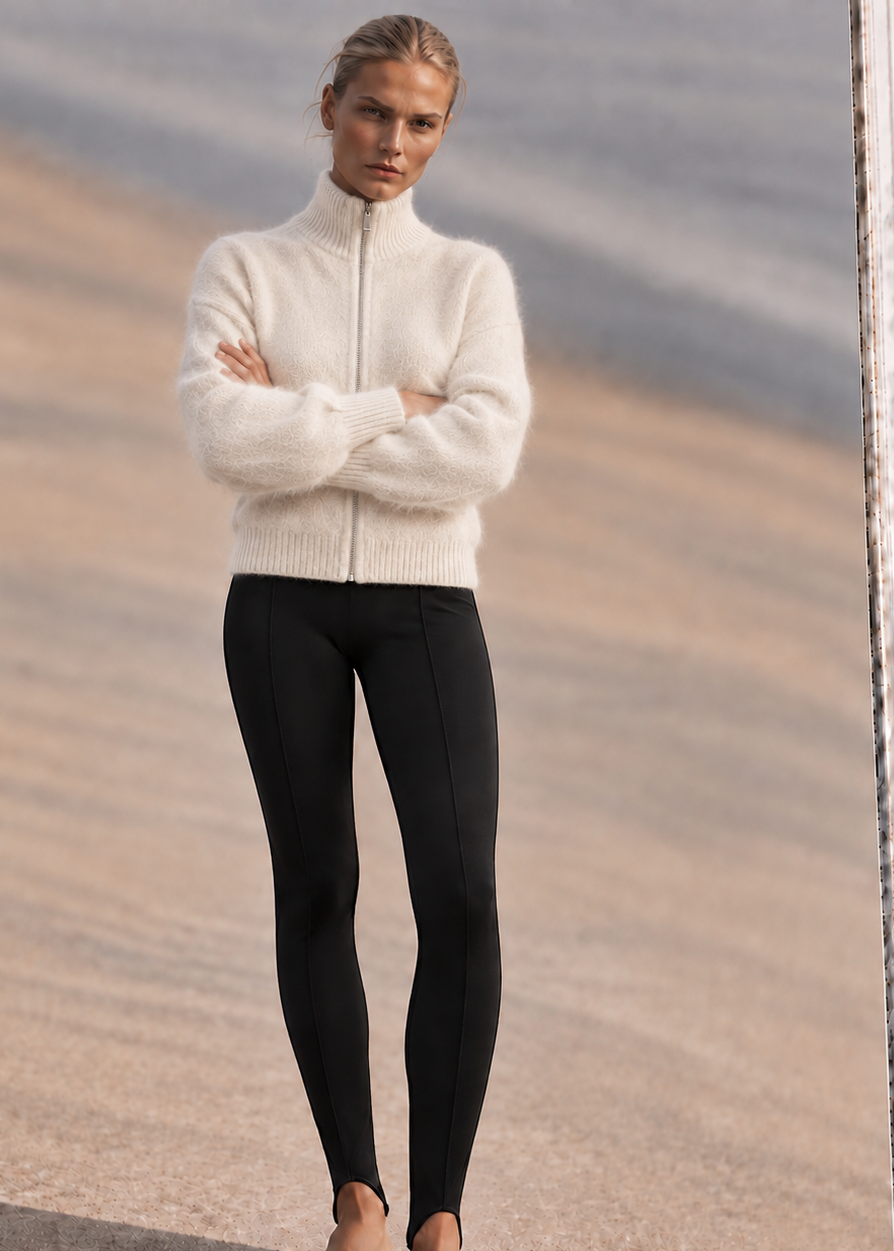 Plush Mohair Knit Jacket