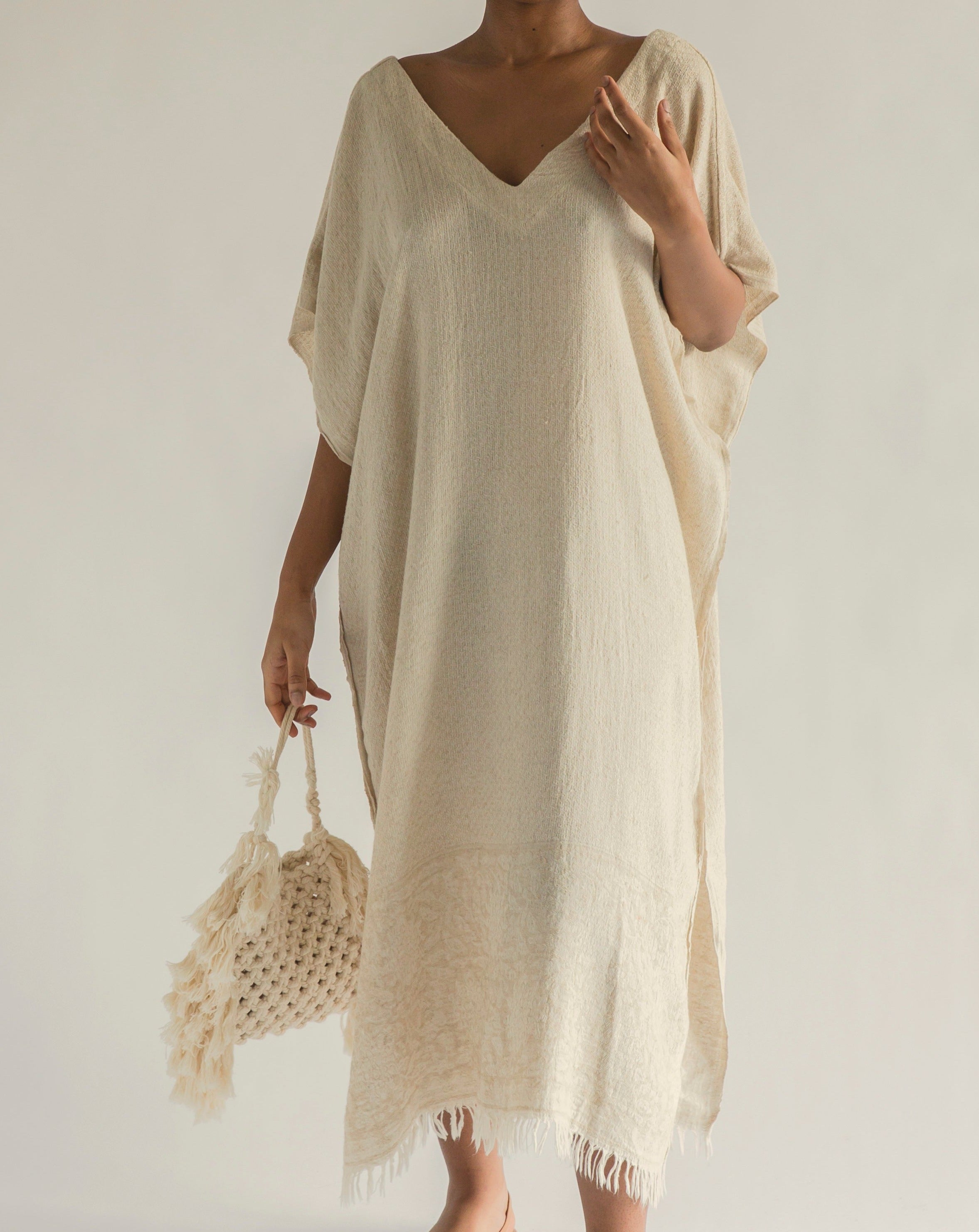 Bahia kaftan - Sandshell