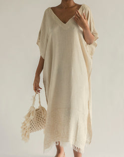Bahia kaftan - Sandshell