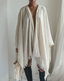 Niri linen cotton towel - sand
