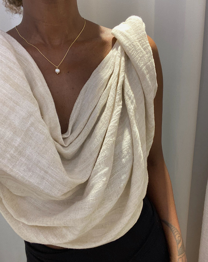 Niri linen cotton towel - sand
